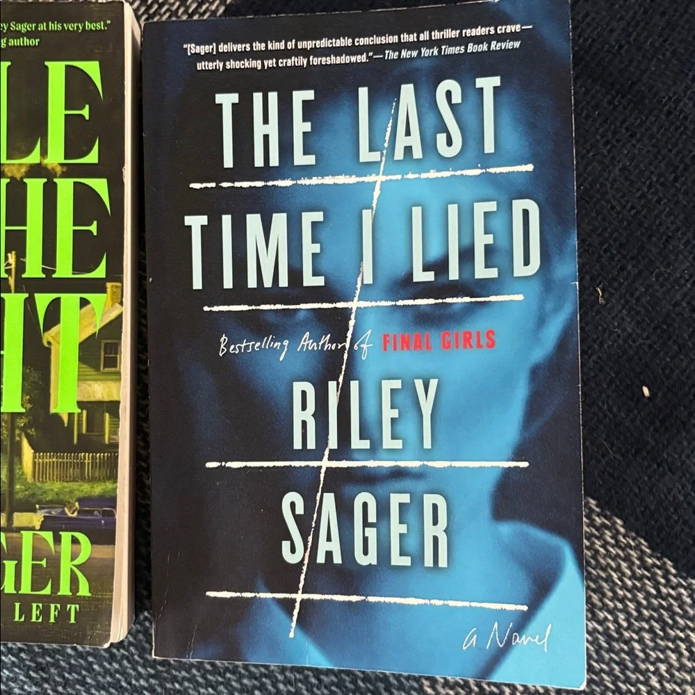 Riley Sager Book Set - Green, Blue Covers - Picture 4 of 7
